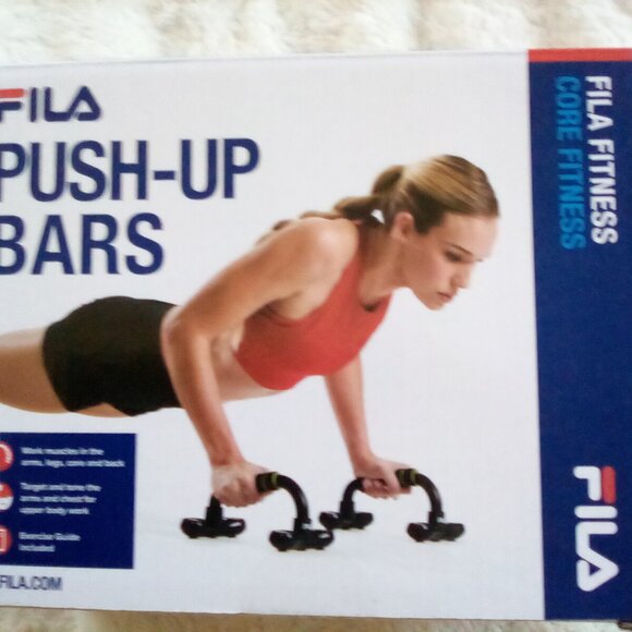 FILA Pair Cushioned Push Up Bar with Exercise Chart🎉 - Picture 8 of 8